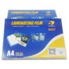 Màng ép plastic 80mic kích thước A4. Plastic ép giấy a4/80 (100 tờ/x).