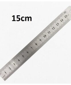 Thước kẻ sắt 15cm (metal ruler)