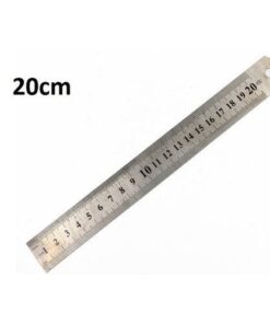 Thước kẻ sắt 20cm (metal ruler)