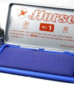 Hộp dấu chính hãng Horse băng kim loại