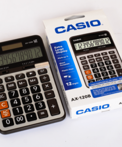 Máy tính Casio AX-120B chính hãng hai nguồn năng lượng