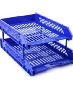 Kệ 2 tầng ráp nhựa Xukiva 182.2 màu xanh dương đậm