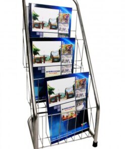 Kệ để sách báo inox