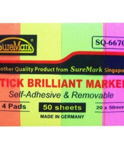Giấy note 4 màu 2x5cm Suremark