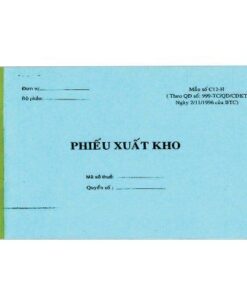 Phiếu xuất kho 1 liên 13x19cm giá rẻ
