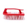 Bàn chải chà sàn có tay cầm lớn màu đỏ