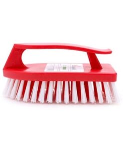 Bàn chải chà sàn có tay cầm lớn màu đỏ