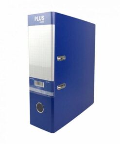 Bìa còng Plus 9cm 1 mặt si_xanh dương