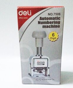 Dấu nhảy 6 số Deli 7506 cao 5mm giá rẻ chất lượng