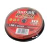 Đĩa DVD Maxell_hộp tròn 10 đĩa màu đỏ