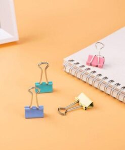 Kẹp bướm màu 19m Deli 8555A uy tín chất lượng