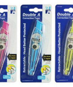Bút xóa kéo thông minh thương hiệu Double A - E065_xanh hồng vàng