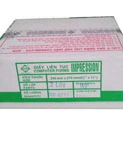 Giấy liên tục 2 liên - 210x279mm_hàng Việt Nam chất lượng cao