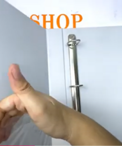 Bìa còng 3 khoen kiếng trắng 3,5cm
