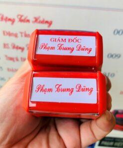 Nhận khắc dấu chức danh uy tín chất lượng