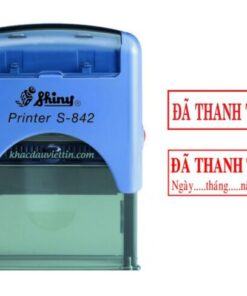 Làm con dấu đã thanh toán giá rẻ chất lượng tốt