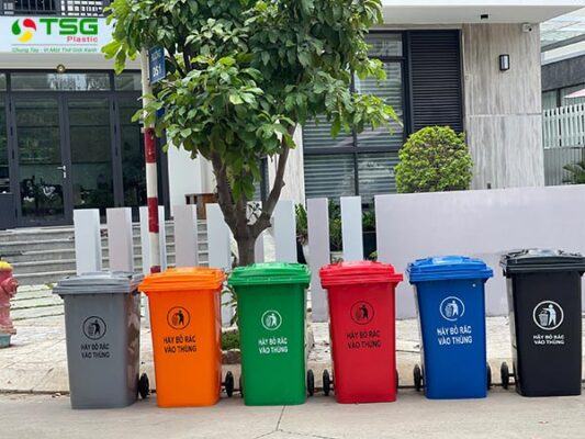 Thùng rác nắp lật nhỏ giá rẻ chất lượng giao nhanh
