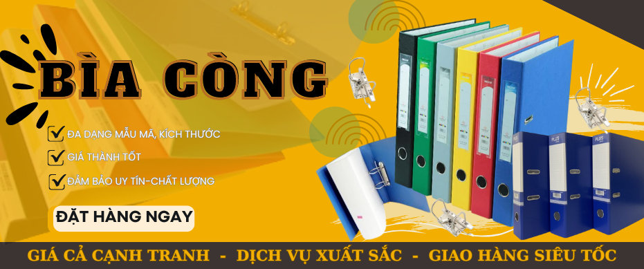 Bìa còng giá rẻ chất lượng tốt