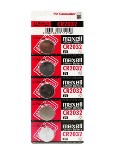 PIn đồng tiền Maxell CR2032 dòng điện ổn định