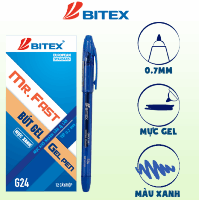 Bút bi nước mực xanh giá bao nhiêu?