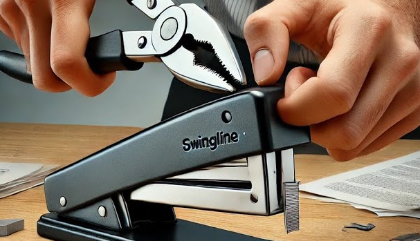 Đồ bấm ghim bị kẹt phải làm thế nào?